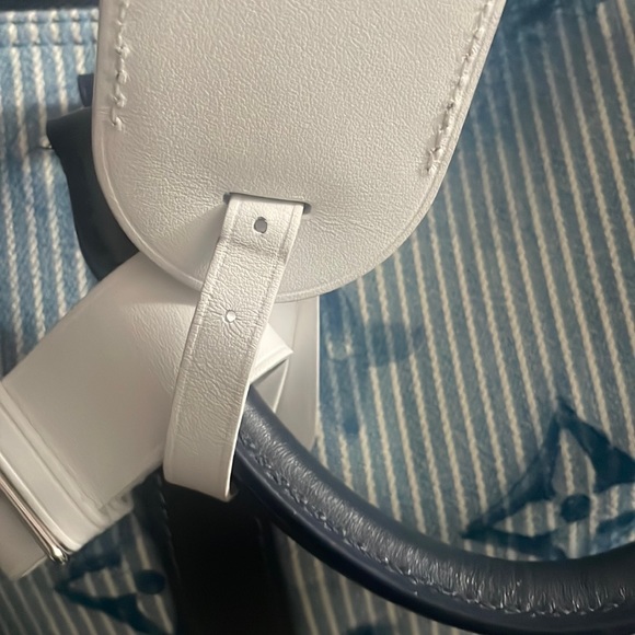 Louis Vuitton Limited Edition Denim Bandolier Keepall 50 hickory watercolor line - Picture 12 of 12